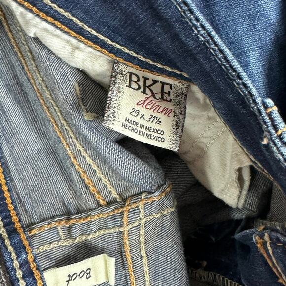 BKE Harper Bootcut Blue Denim Jeans Size 29R x 31 1/2 - Picture 6 of 8